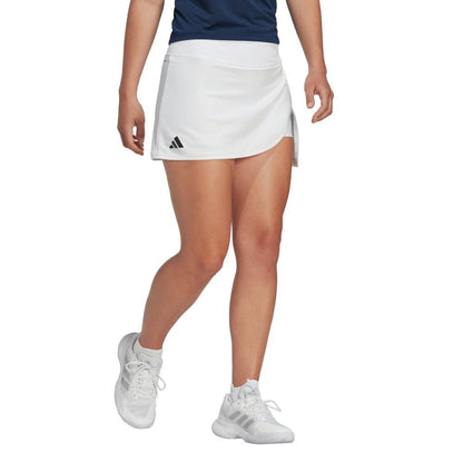 adidas Women's Club Skirt (White) - RacquetGuys.ca