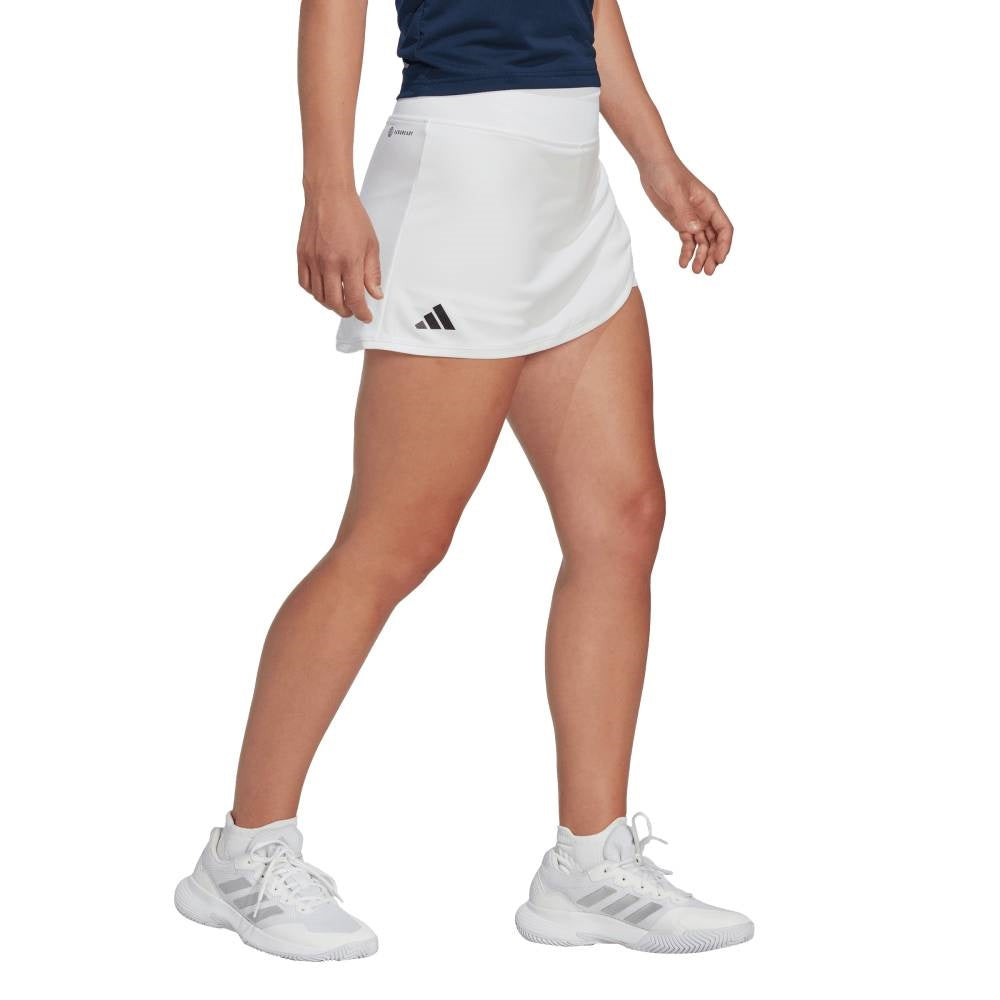 adidas Women's Club Skirt (White) - RacquetGuys.ca
