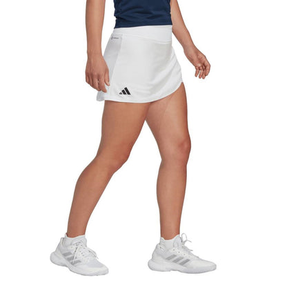 adidas Women's Club Skirt (White) - RacquetGuys.ca