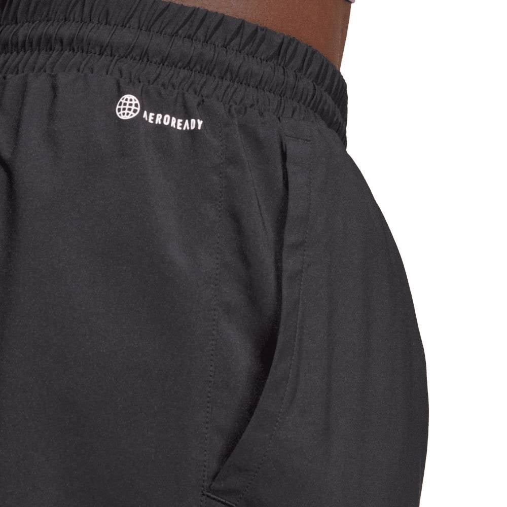 adidas Men's 3 Stripe 7-inch Club Short (Black) - RacquetGuys.ca