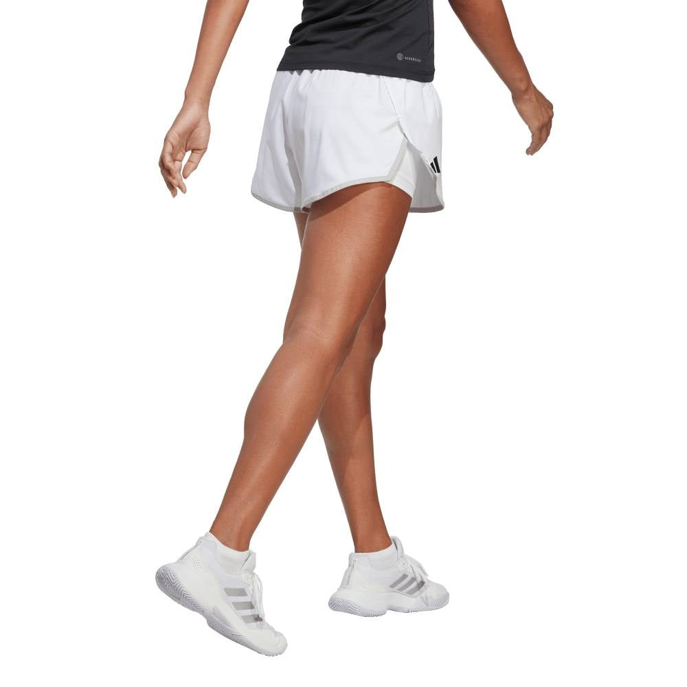 adidas Women's Club Shorts (White) - RacquetGuys.ca