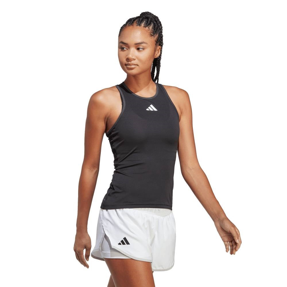 adidas Women's Club Tank Top (Black) - RacquetGuys.ca
