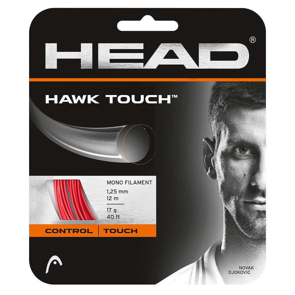 Head Hawk Touch 17 Tennis String (Red) - RacquetGuys.ca