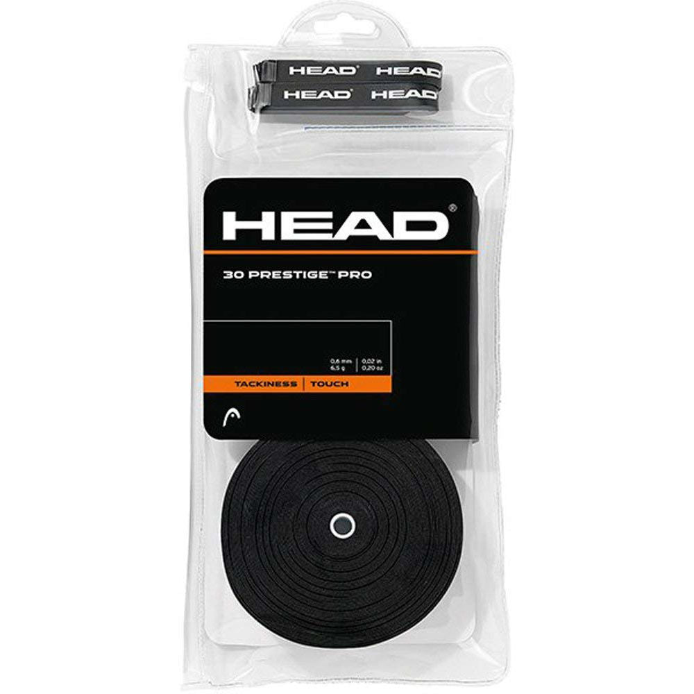 Head Prestige Pro Overgrip 30 Pack (Black) - RacquetGuys.ca