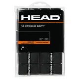 Head Xtreme Soft Overgrip 12 Pack (Black) - RacquetGuys.ca