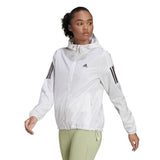 adidas Women's Wind Breaker Jacket (White) - RacquetGuys.ca
