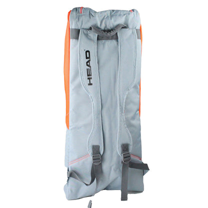 Head Radical Supercombi 9 Pack Racquet Bag (Grey/Orange) - RacquetGuys.ca