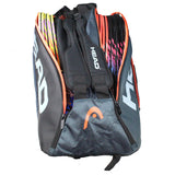 Head Tour Team Supercombi 9 Pack Racquet Bag (Black/Grey) - RacquetGuys.ca