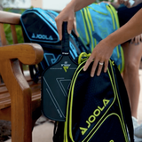 JOOLA Tour Elite Pickleball Bag (Navy/Yellow) - RacquetGuys.ca
