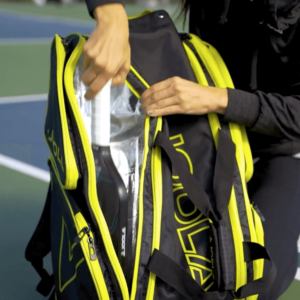 JOOLA Tour Elite Pickleball Bag (Black/Yellow) - RacquetGuys.ca