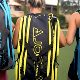 JOOLA Tour Elite Pickleball Bag (Black/Light Blue) - RacquetGuys.ca