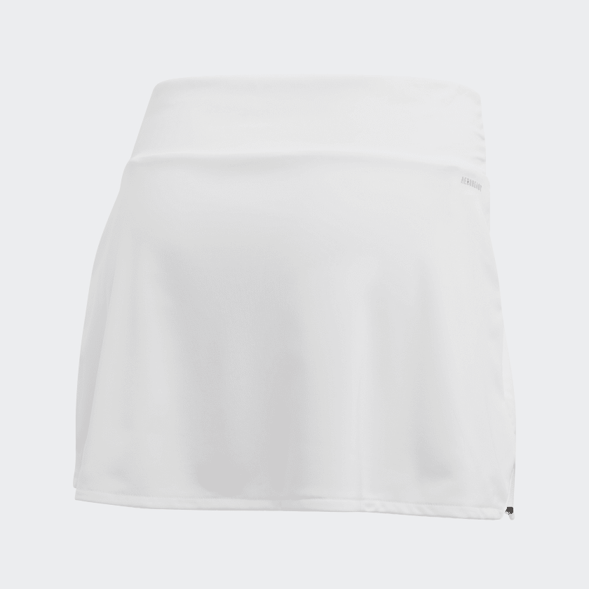 adidas Women's Club Skirt (White/Matte Silver/Black) - RacquetGuys.ca