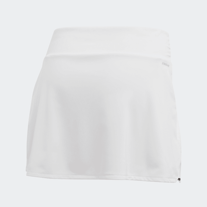 adidas Women's Club Skirt (White/Matte Silver/Black) - RacquetGuys.ca