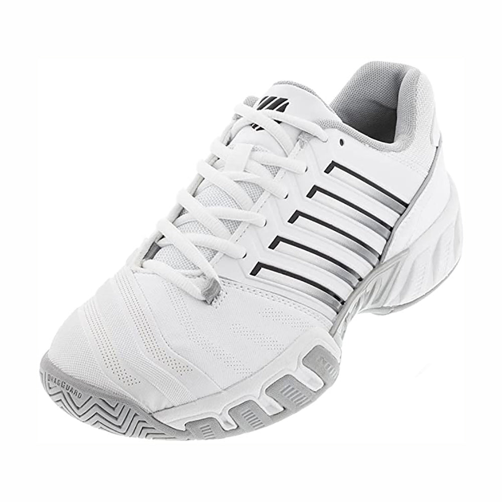 K-Swiss BigShot Light 4 Men's Tennis Shoe (White/Black) - RacquetGuys.ca