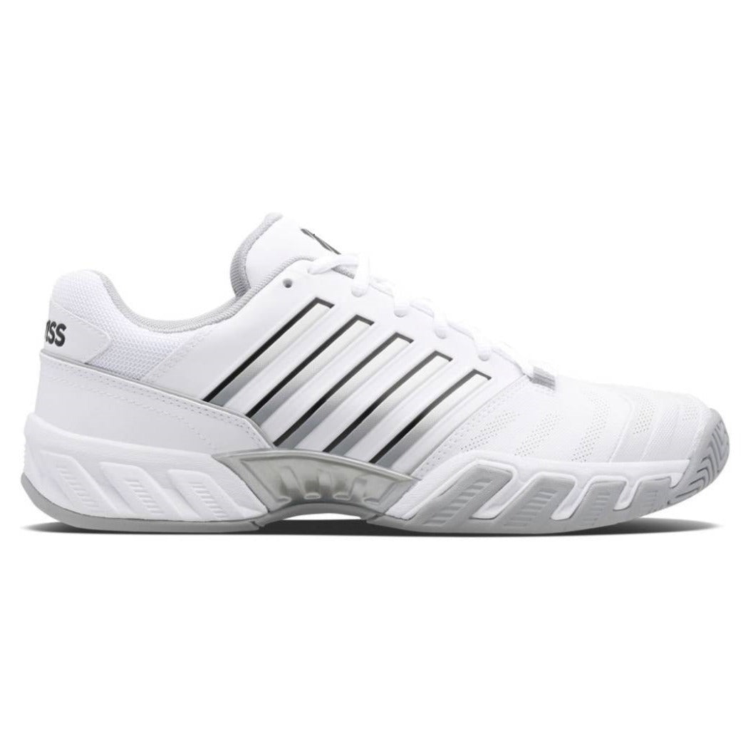 K-Swiss BigShot Light 4 Men's Tennis Shoe (White/Black) - RacquetGuys.ca