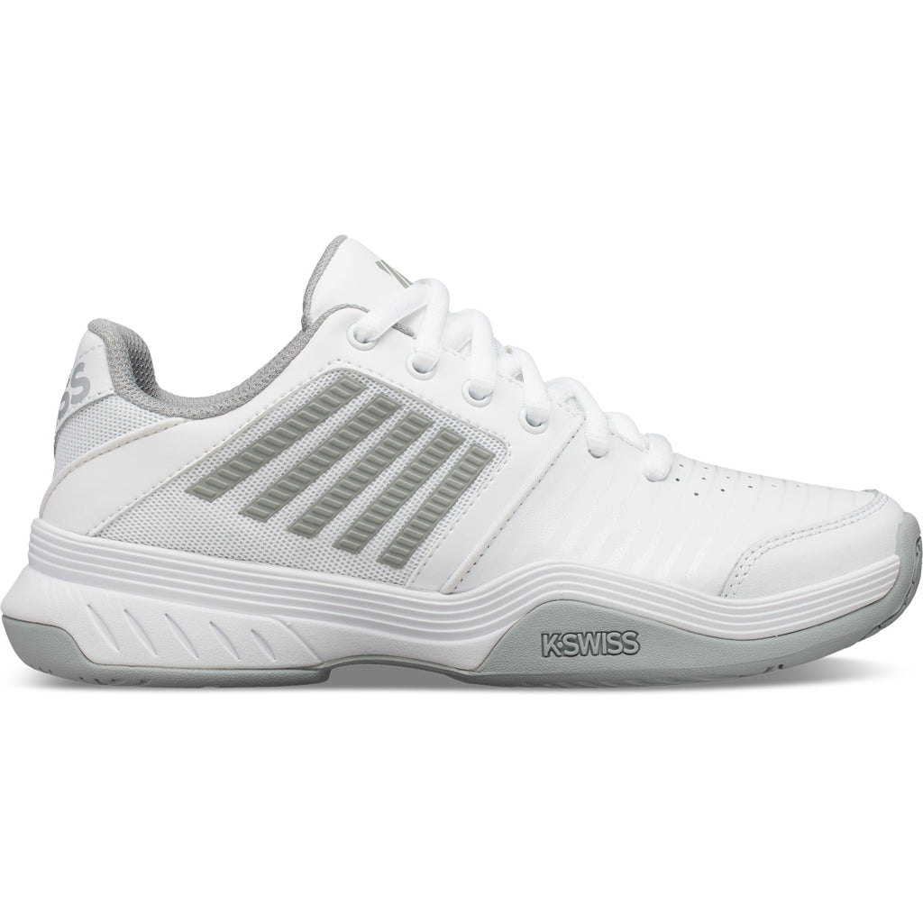 K-Swiss Court Express All Court Women's Tennis Shoe (White/Silver) - RacquetGuys.ca