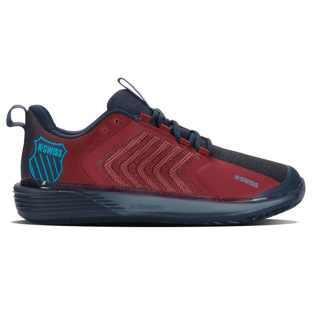 K-Swiss Ultrashot 3 Men's Tennis Shoe (Red/Blue) - RacquetGuys.ca