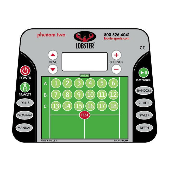 Lobster Phenom 2 Professional Ball Machine - RacquetGuys.ca