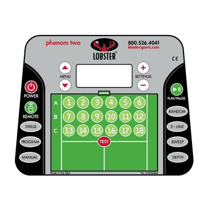 Lobster Phenom 2 Professional Ball Machine - RacquetGuys.ca