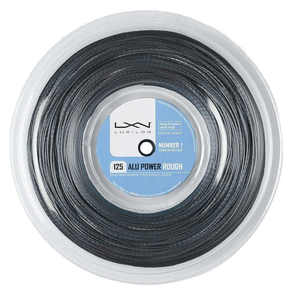 Luxilon ALU Power Rough 16L Tennis String Mini Reel (Silver) - RacquetGuys.ca