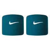 Nike Tennis Premier Wristbands 2 Pack (Green/White) - RacquetGuys.ca