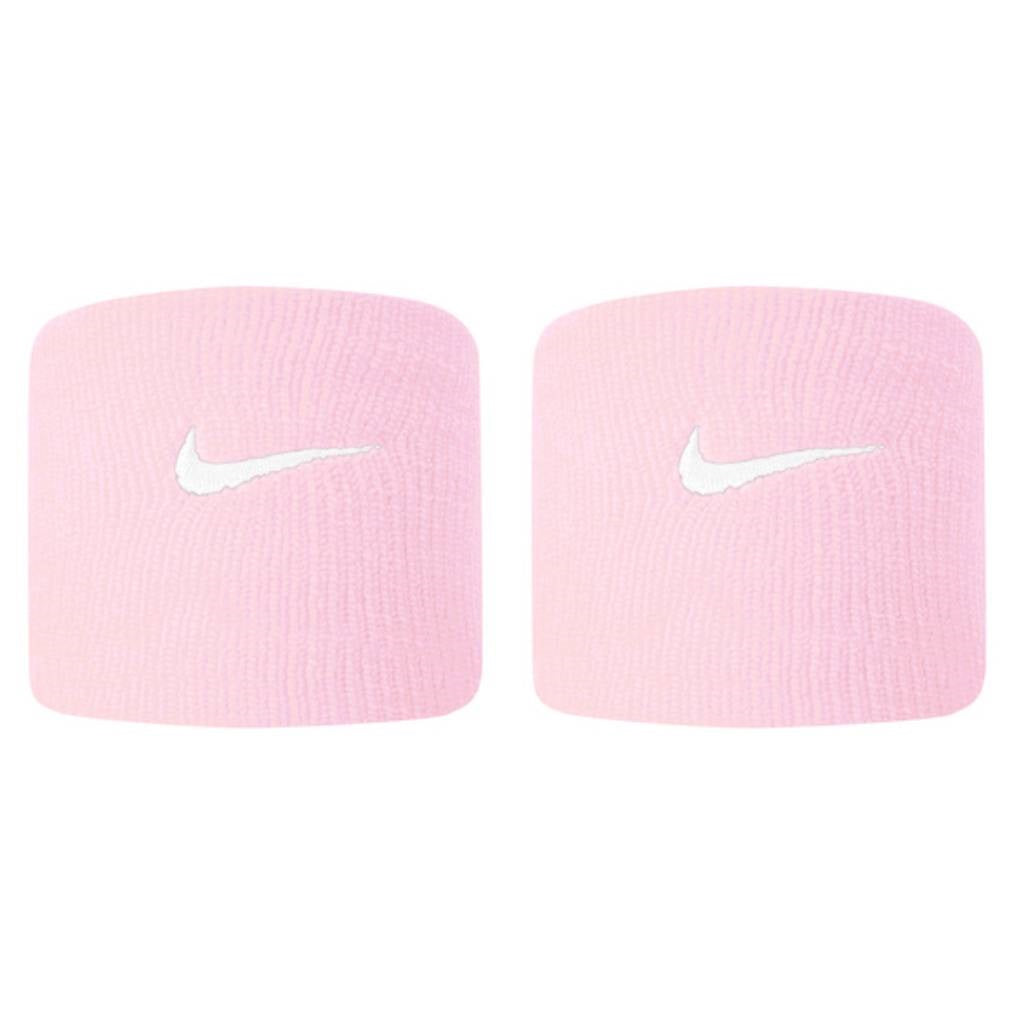 Nike Tennis Premier Wristbands 2 Pack (Pink Foam/White) - RacquetGuys.ca
