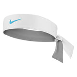 Nike Tennis Premier Tie Headband (White/Blue)