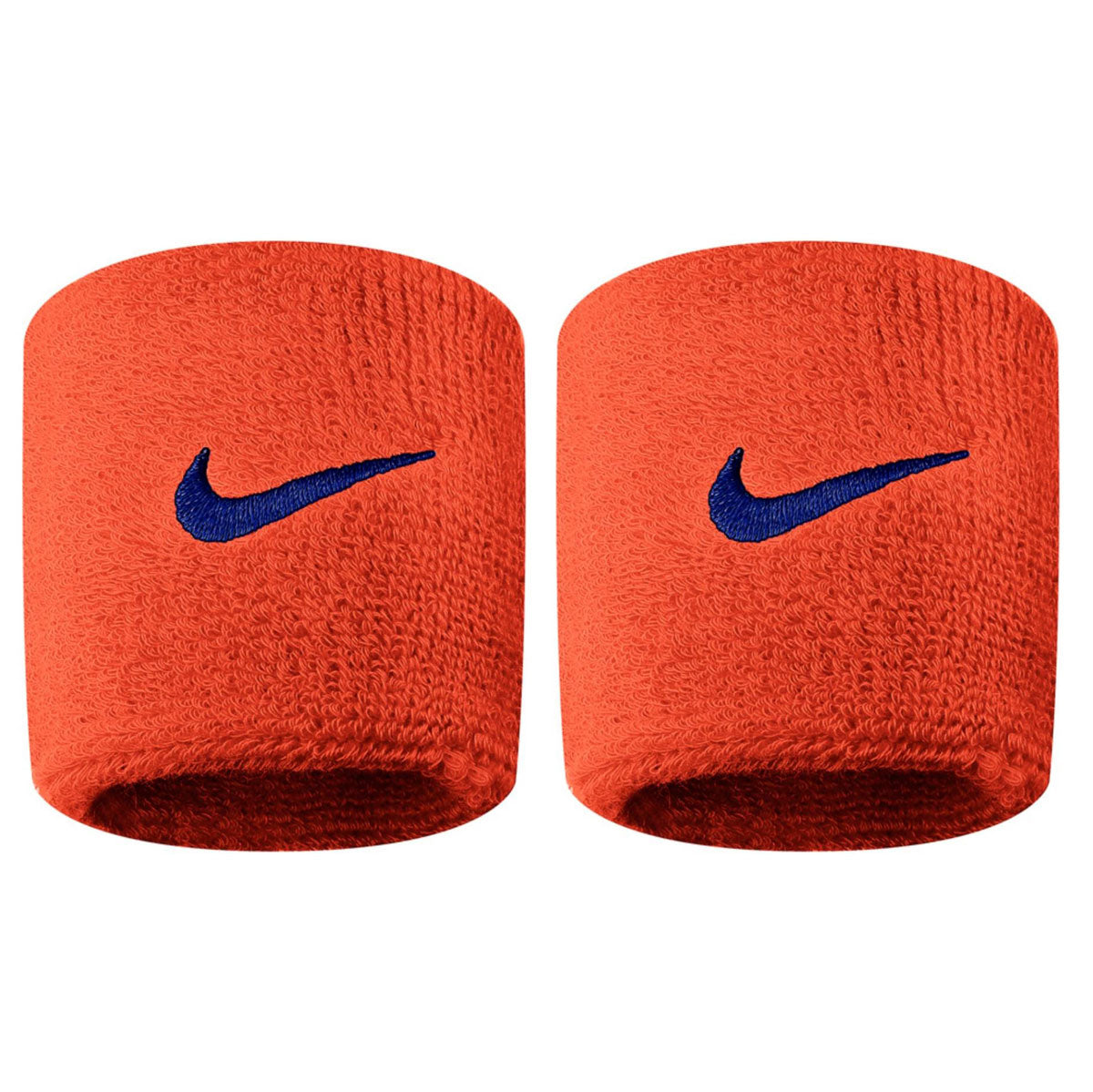 Nike Swoosh Wristbands 2 Pack (Team Orange/College Navy) - RacquetGuys.ca