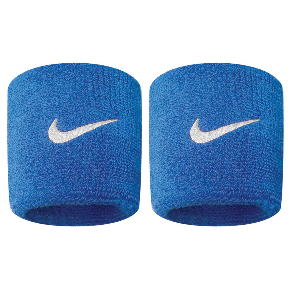 Nike Swoosh Wristbands 2 Pack (Royal blue/White) - RacquetGuys.ca