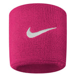 Nike Swoosh Wristbands 2 Pack (Vivid pink/White)