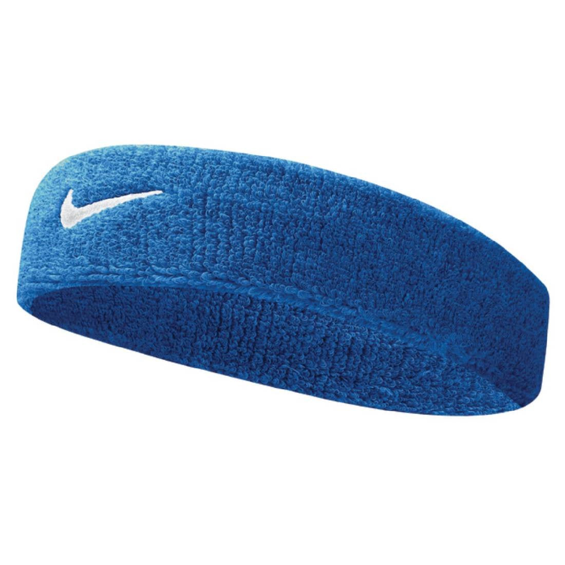 Nike Swoosh Headband Blue White RacquetGuys