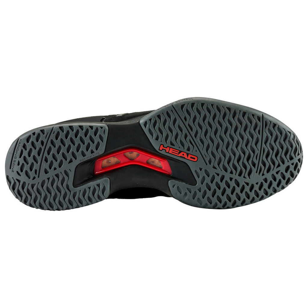 Head Sprint Pro 3.5 Men's Tennis Shoe (Black/Red) - RacquetGuys.ca