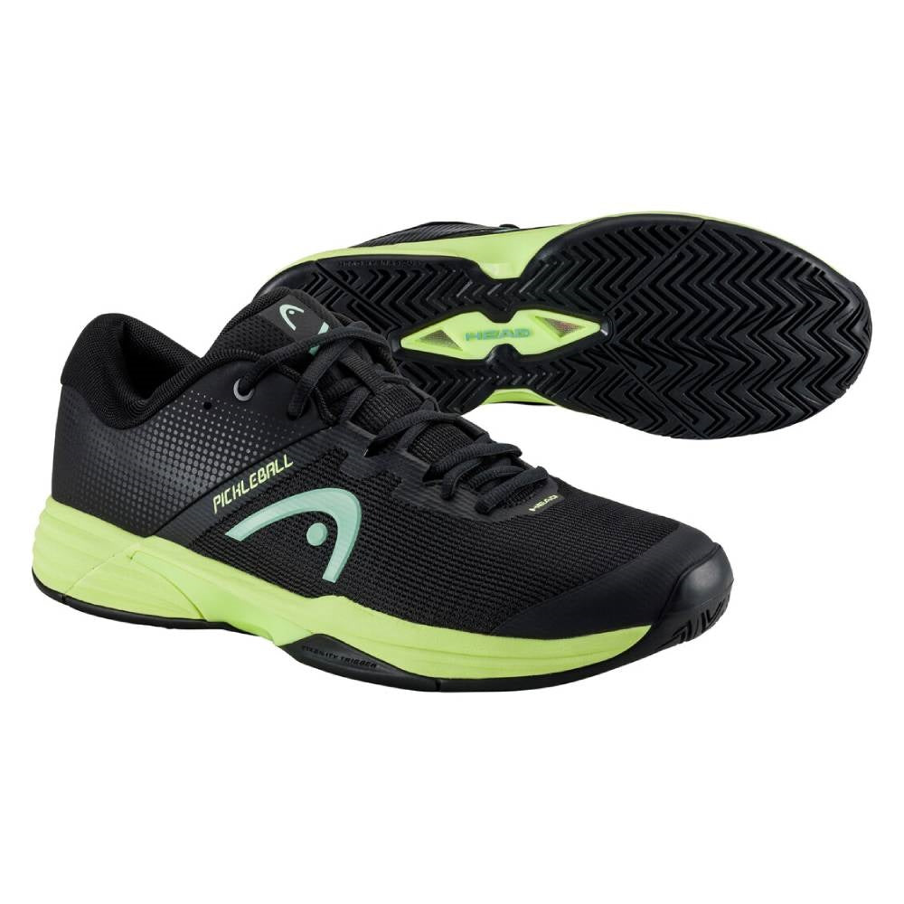 Head Revolt Evo 2.0 Men's Pickleball Shoe (Black/Green) - RacquetGuys.ca