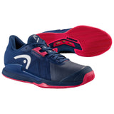 Head Sprint Pro 3.5 Clay Women's Tennis Shoe (Navy) - RacquetGuys.ca