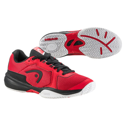 Head Sprint 3.5 Junior Tennis Shoe (Red/Black) - RacquetGuys.ca