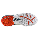 Head Sprint 3.5 Junior Tennis Shoe (White/Orange) - RacquetGuys.ca