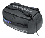 Head Gravity Duffel 6 Pack Racquet Bag (Black/Purple) - RacquetGuys.ca