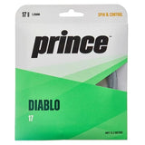 Prince Diablo 17/1.25 Tennis String (Silver)