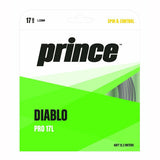 Prince Diablo Pro 17L/1.22 Tennis String (Black)