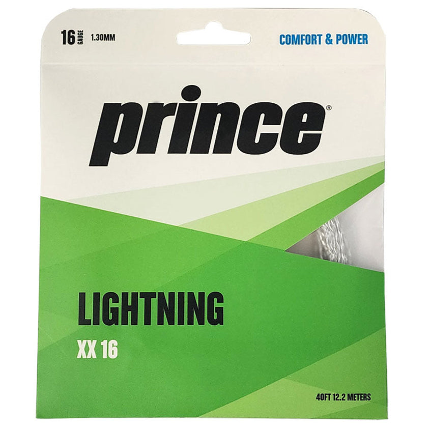 Prince Lightning XX 16 Tennis String (Silver) - RacquetGuys.ca