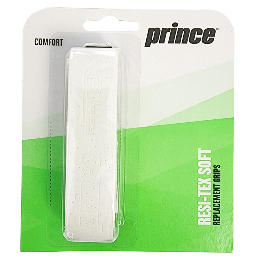 Prince ResiTex Soft Replacement Grip (White) - RacquetGuys.ca