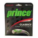 Prince Synthetic Gut 15L Duraflex Tennis String (White) - RacquetGuys.ca