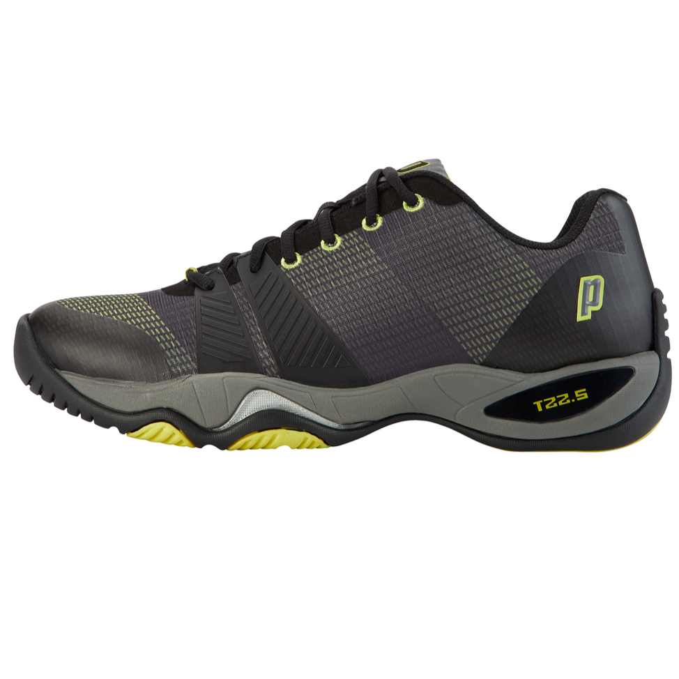 Prince T22.5 Men's Tennis Shoe (Black/Yellow) - RacquetGuys.ca