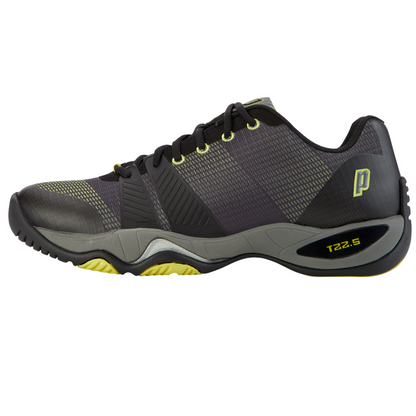 Prince T22.5 Men's Tennis Shoe (Black/Yellow) - RacquetGuys.ca