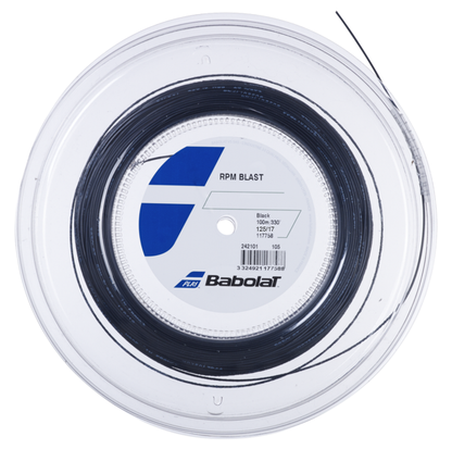 Babolat RPM Blast 17 Tennis String Mini Reel (Black) - RacquetGuys.ca