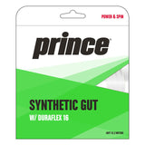 Prince Synthetic Gut 16 Duraflex Tennis String (White) - RacquetGuys.ca