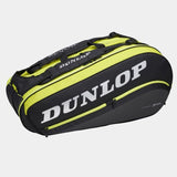 Dunlop SX Performance Thermo 8 Pack Racquet Bag (Black/Yellow) - RacquetGuys.ca