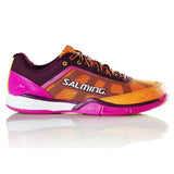 Salming Viper 4 Womens Indoor Court Shoe (Purple/Orange) - RacquetGuys.ca
