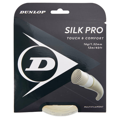 Dunlop Silk Pro 16 G Tennis String (White) - RacquetGuys.ca