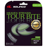 Solinco Tour Bite Soft 16/1.30 Tennis String (Silver)